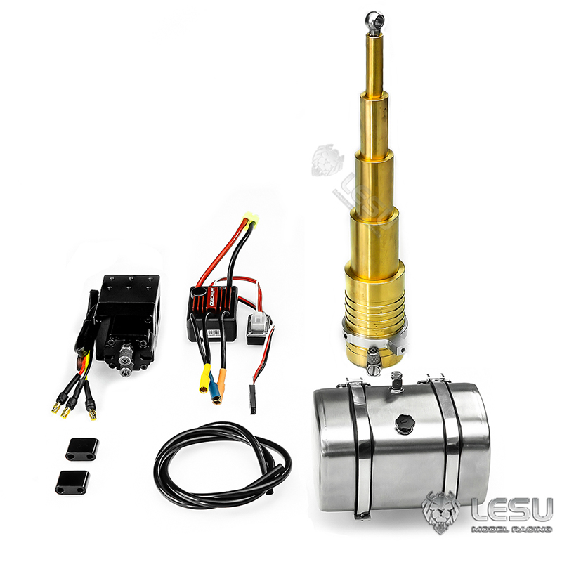 Hydraulic Car Lift - Hydraulic system 1/14 LESU truck cylinder