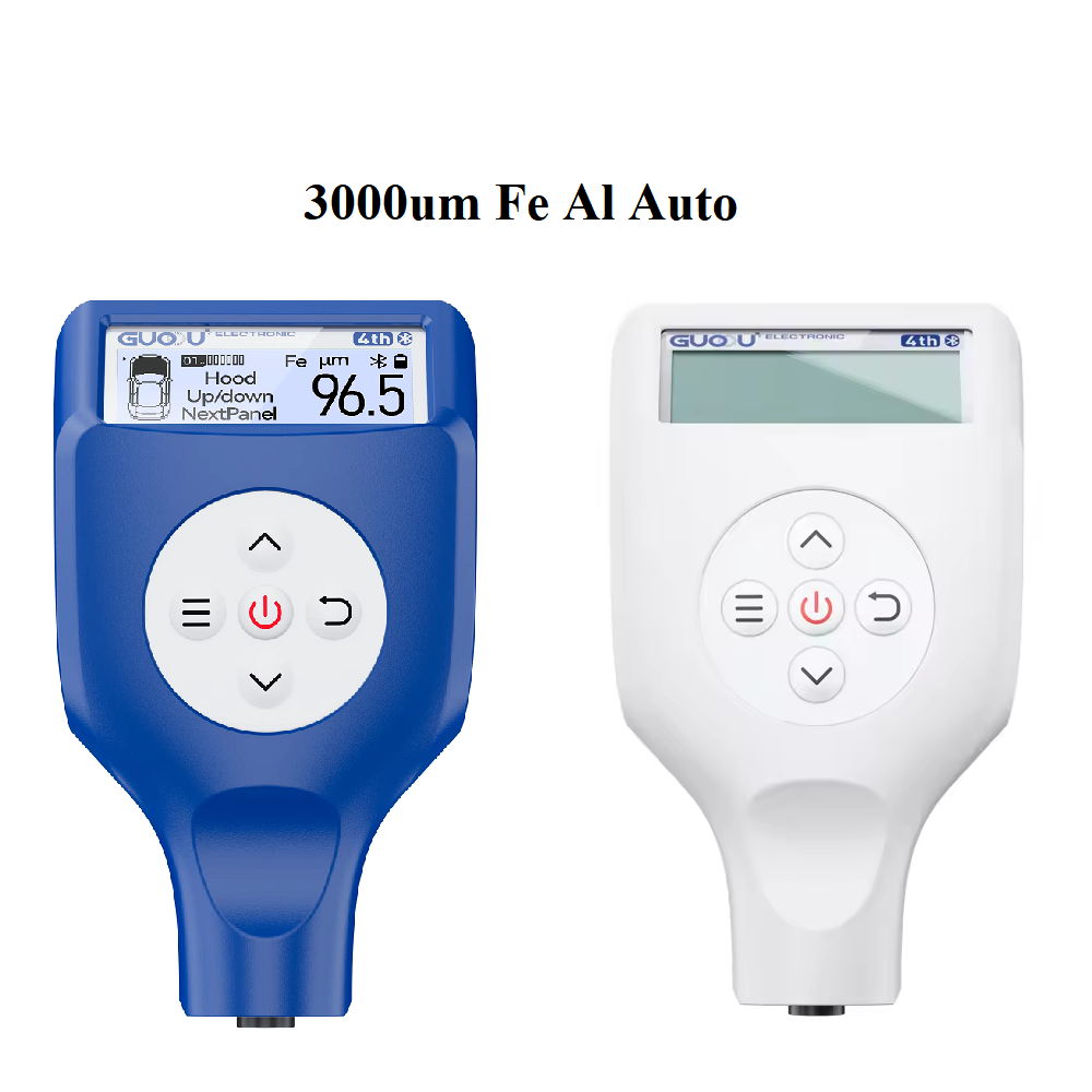  0-3000μm 0.1μm Fe NFe Probe  - Paint Thickness Gauge recension och pris