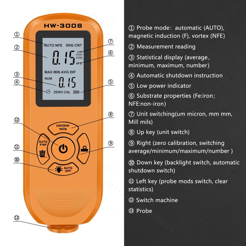 Coating Thickness Gauge 0.1mic - Paint Thickness Gauge recension och pris