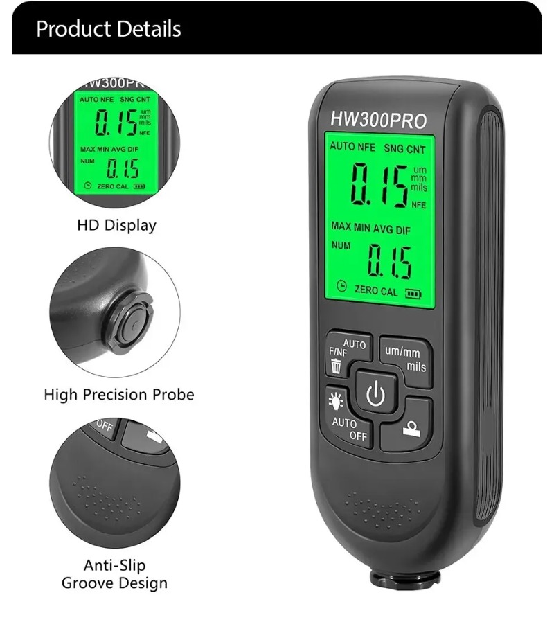 HW-300PRO Car Paint Film Autom - Paint Thickness Gauge recension och pris