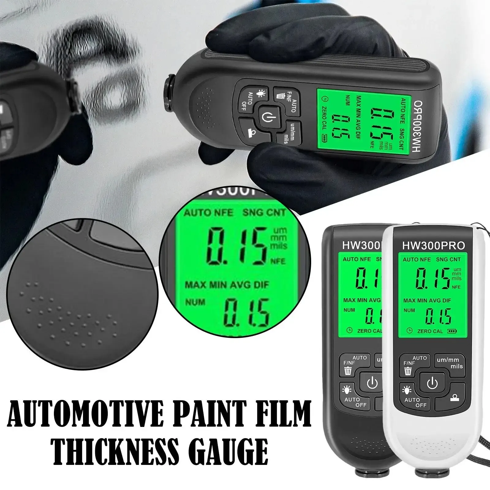 HW-300PRO Automatic Coating Th - Paint Thickness Gauge recension och pris
