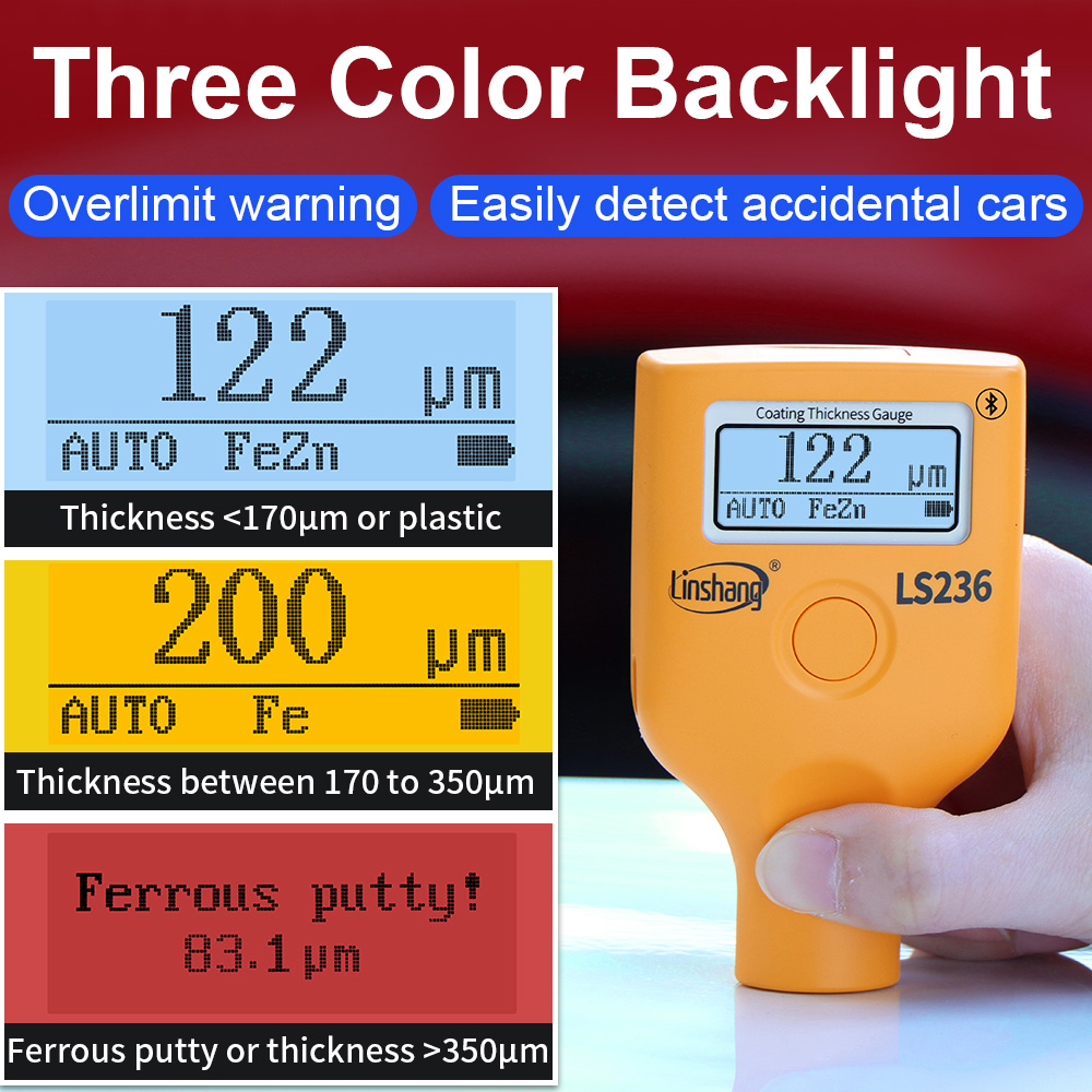On Sale LS236 Portable Car Pai - Paint Thickness Gauge recension och pris