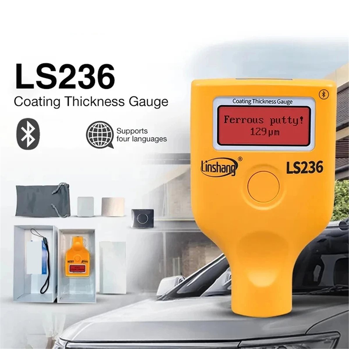 Y1251A*☀▃ LS236 Coating Thickn - Paint Thickness Gauge recension och pris