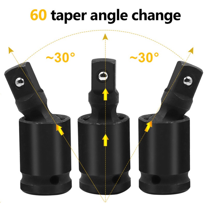 1/3PCS 360 Degree Swivel Knuck - Pneumatic Impact Wrench recension och pris
