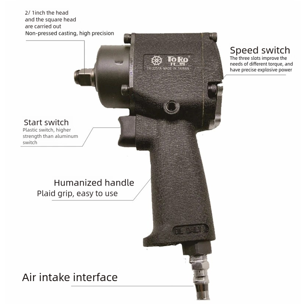 AhuHardware 9000rpm 1/2 Air Wr - Pneumatic Impact Wrench recension och pris