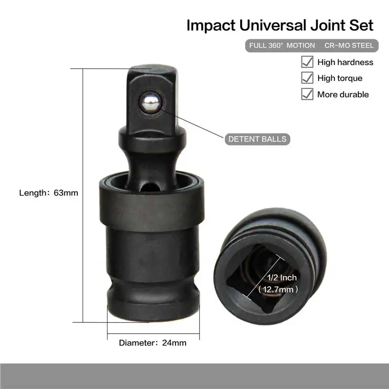 360° Swivel Air Cannon Adapter - Pneumatic Impact Wrench recension och pris