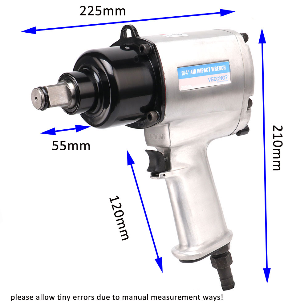 3/4 Inch Drive Air Impact Wren - Pneumatic Impact Wrench recension och pris